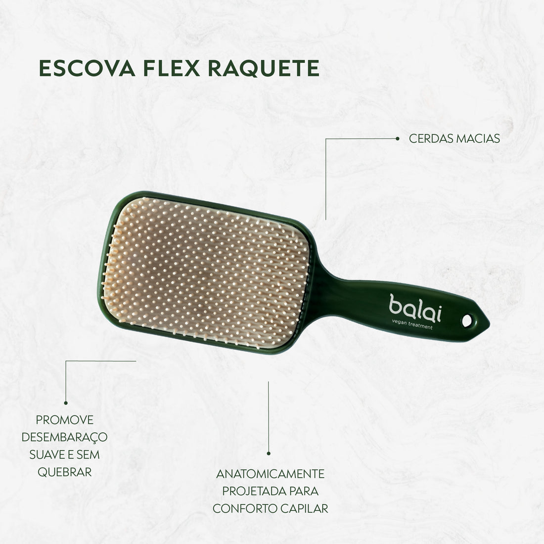 Escova Raquete Balai
