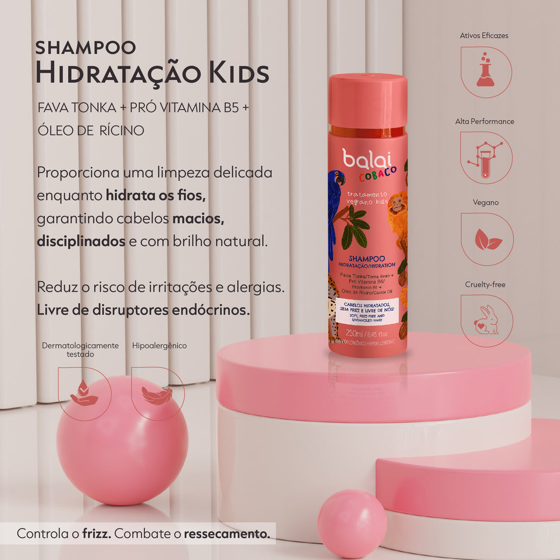 Shampoo Kids Hidratação 250ml