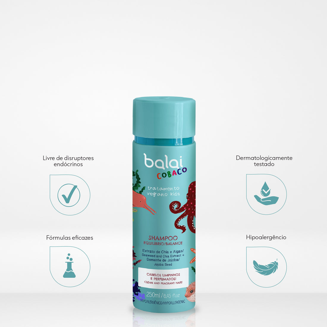 Kit 2 Shampoos Linha Kids Equilíbrio